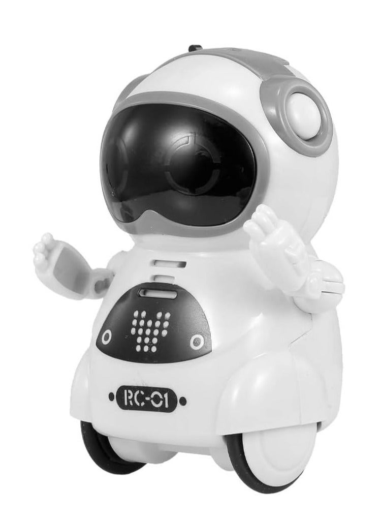 Pocket Robot, Cute Pets, Rechargeable Smart Talking Interactive Dialogue Voice Recognition Record, Singing Dancing Telling Story Mini Robot for Kids - Image 2