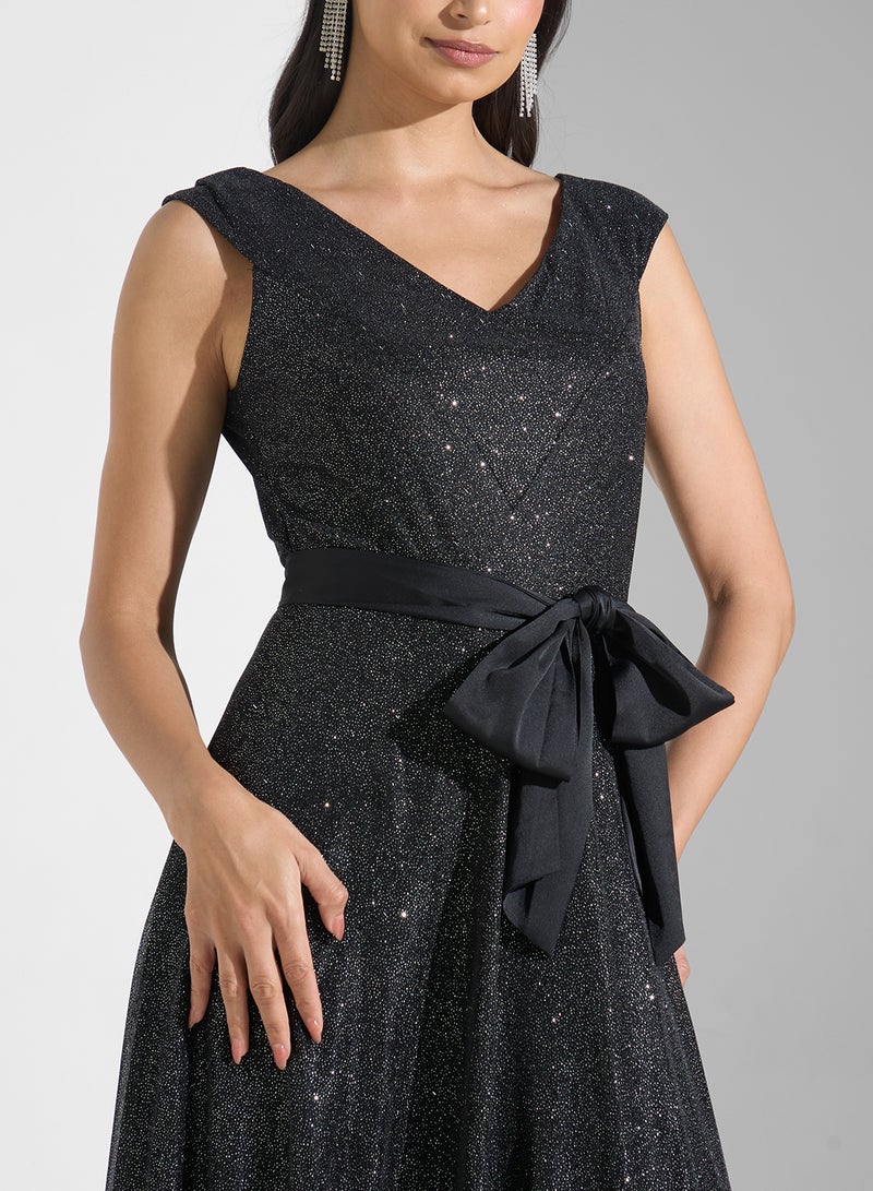 Ella Limited Edition Glittery Evening Dress  - Image 3