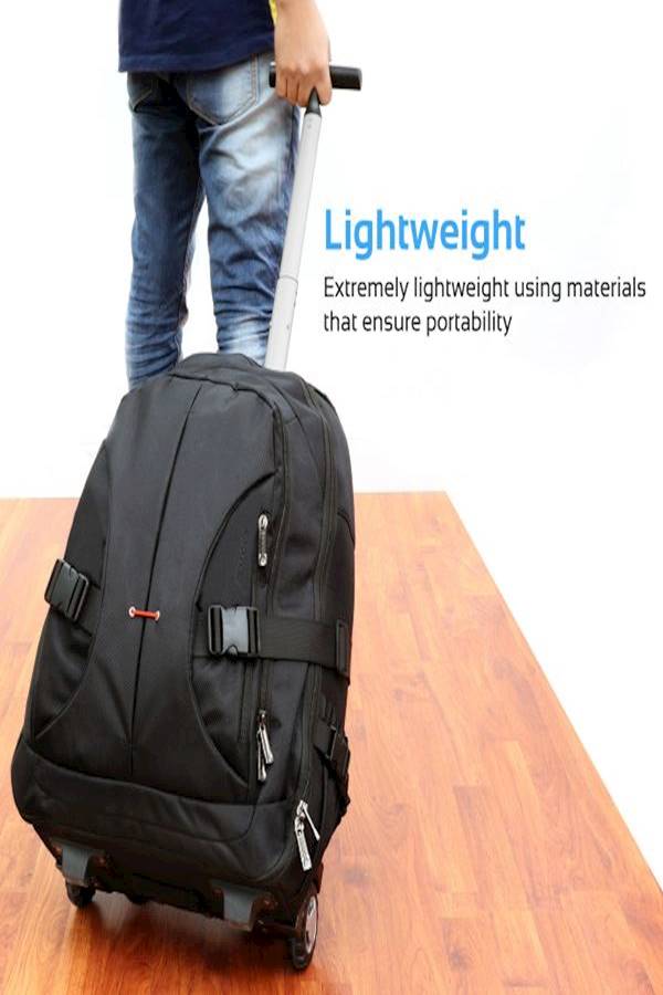 PROMATE Lightweight Multifunction Removable Hand Trolley Wheeled Bag - Image 3
