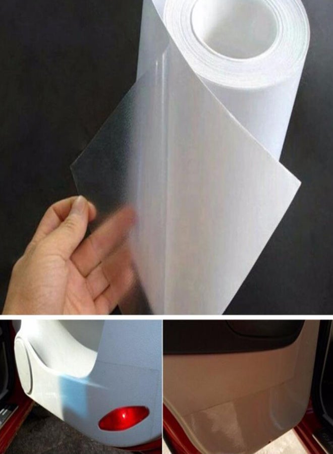 20*300cm Rhino Skin Sticker Door Protective Anti-scratch Film Automotive Interior Protective Film Transparent Anti-dirt Decal For Cars Bumper Hood - Image 3