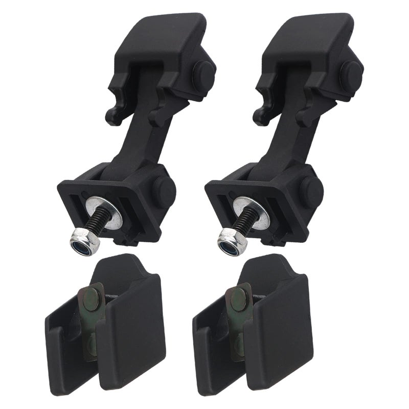 Hood Latch wCatch Bracket Rubber Strap 55395653AG Compatible with Jeep Wrangler JK JKU 2007 2008 2009 2010 2011 2012 2013 2014 2015 2016 2017 Hood Hold Down Clip Parts