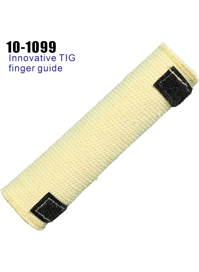 إيروريكس دليل إصبع Tig المبتكر للحماية من الحرارة الشديدة مصنوع من ألياف الأراميد الزجاجية وقماش PBI بنظام Hook And Loop 10 1099 أصفر فاتح - Image 2