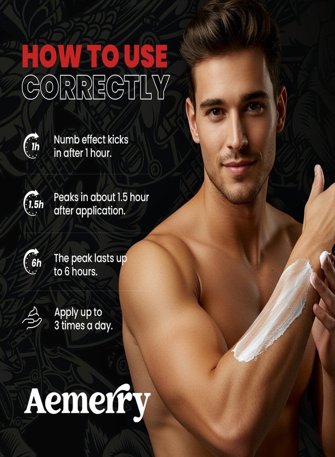 Aemerry Numbing Cream Maximum Strength: Extra Strength Numbing Cream - Up to 6 Hours Numbness for Multi-Purpose Use - Image 5