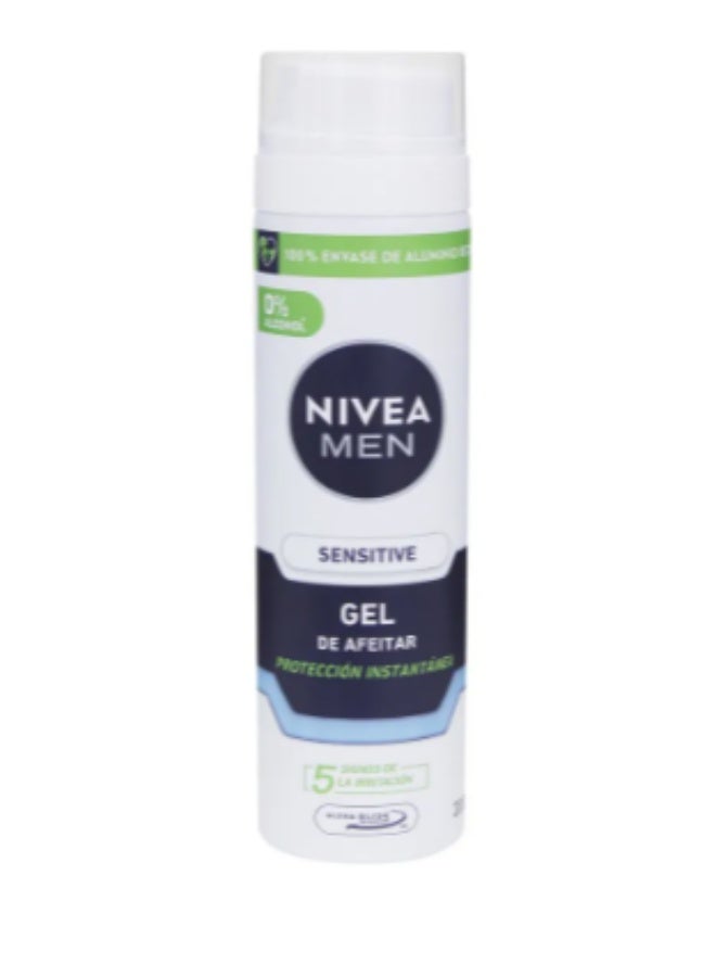 Nivea Gel Nivea Men Para Afeitar Sensitive - 200 ml - Image 1