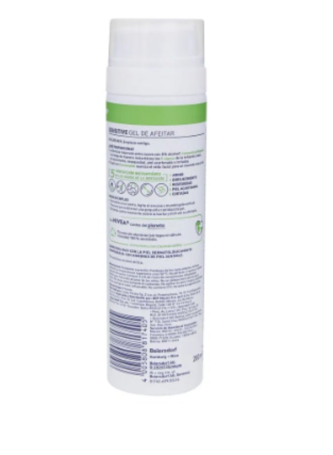 Nivea Gel Nivea Men Para Afeitar Sensitive - 200 ml - Image 2