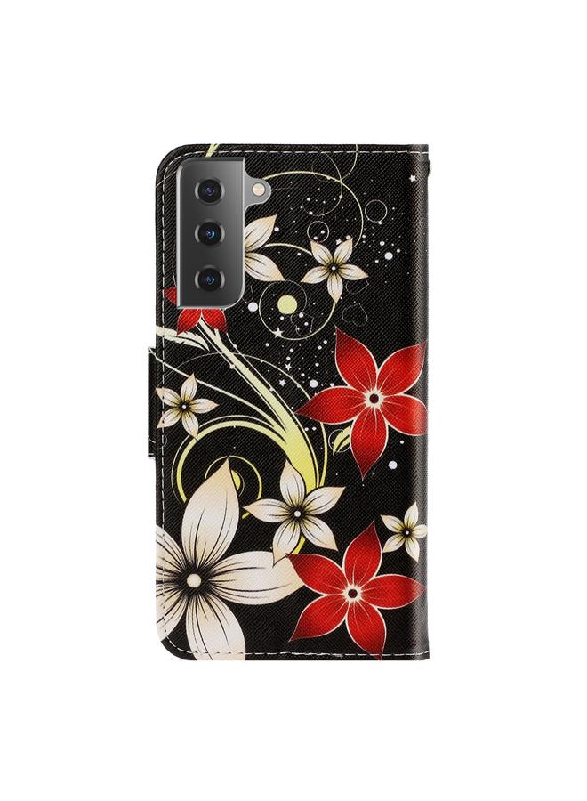 S-TOP Case For Samsung Galaxy S21 FE 5G 3D Colored Drawing Horizontal Flip Leather Phone Case - Image 3