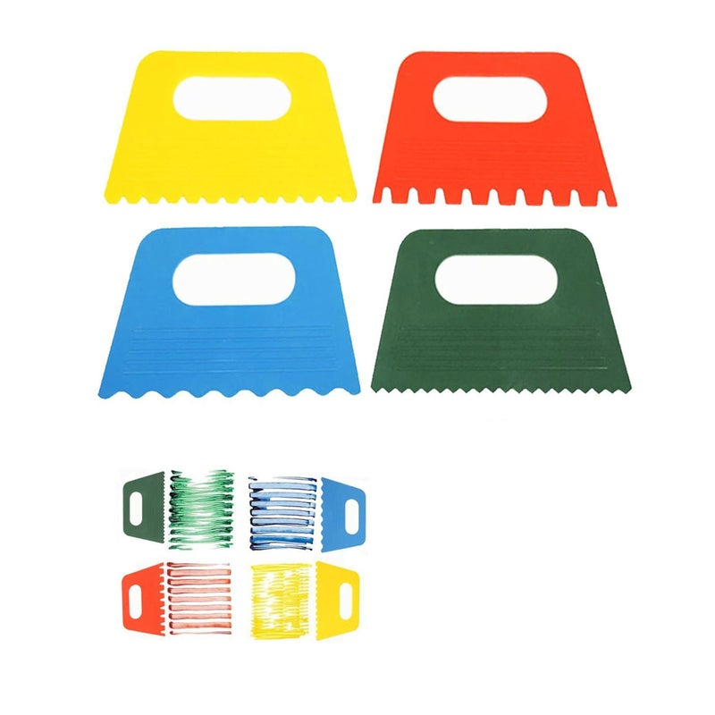Carykon Paint Scrapers for Art DIY Pack of 4