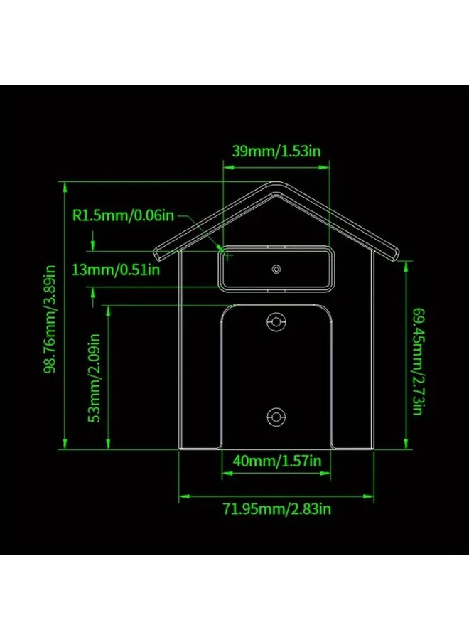 Transparent Waterproof Cover For Wireless Doorbell Access Control Outdoor Rain Protection Box - Image 3