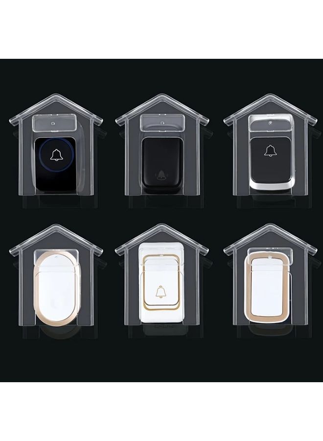 Transparent Waterproof Cover For Wireless Doorbell Access Control Outdoor Rain Protection Box - Image 1