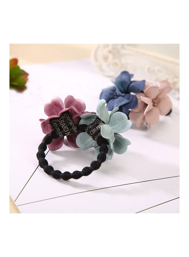 نيبمينينت ربطة شعر مطاطية على شكل زهرة متعدد الألوان - Image 3