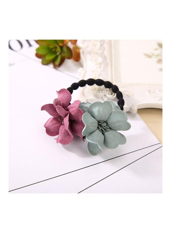 نيبمينينت ربطة شعر مطاطية على شكل زهرة متعدد الألوان - Image 2