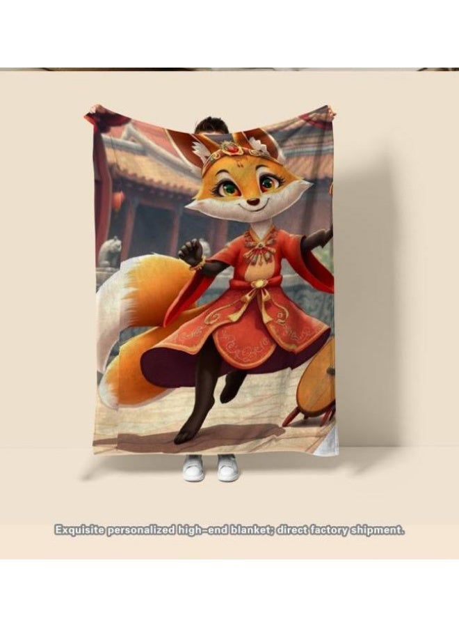 general Children's or student cartoon flannel thin blanket (warm and comfortable, suitable for sleep, games) 100cm*150cm - 146 - Image 1