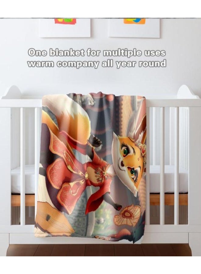 general Children's or student cartoon flannel thin blanket (warm and comfortable, suitable for sleep, games) 100cm*150cm - 146 - Image 3