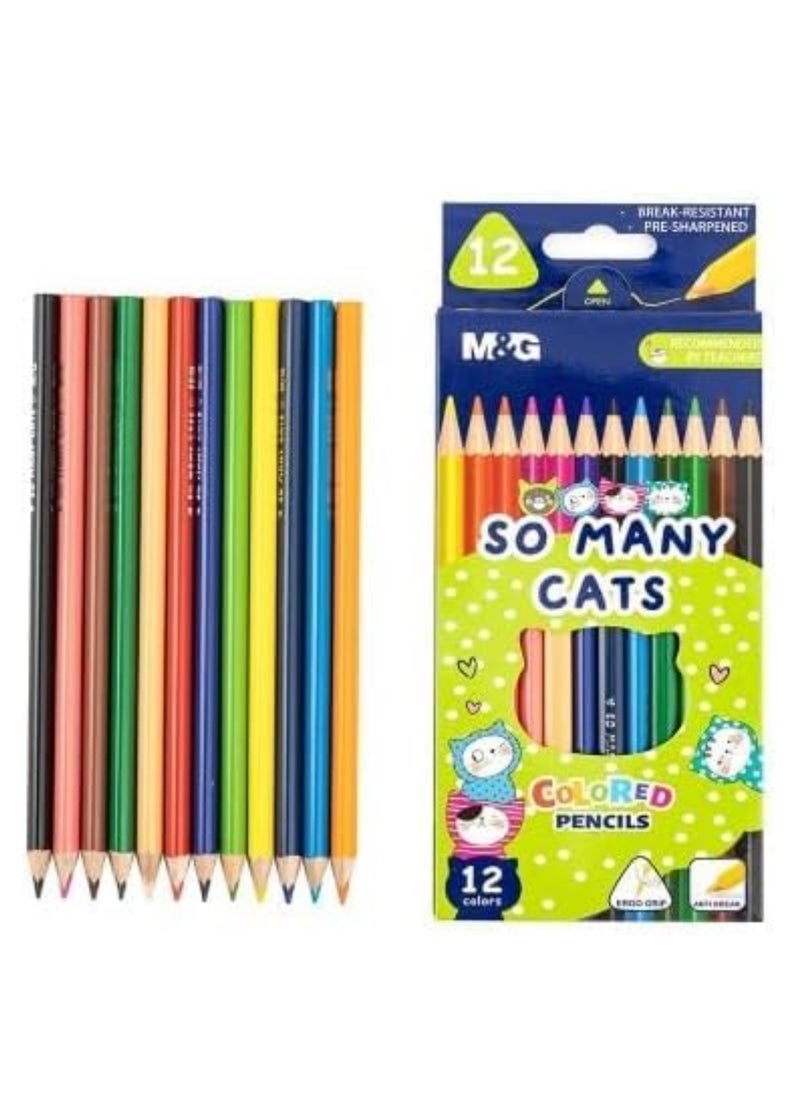 M&G M&G Chenguang-wooden colors pencil Set Of 12  - Image 1