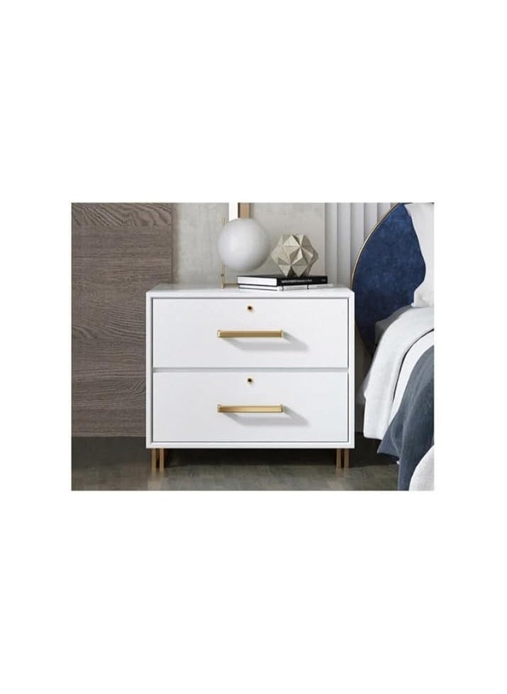 Luxury Smart Electronic Fingerprint Drawer Storage Cabinet Lock File Cabinet Cupboard Door Lock Furniture Fingerprint Lock with 40 Person Storage Space and External Power Supply  - Image 3