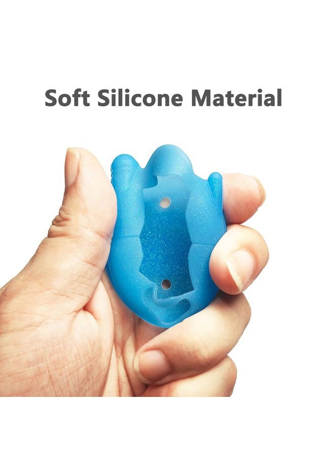 JCHPINE Silicone Cover Case for Tamagotchi Connection Virtual Reality Pet, Screen Protector for Tamagotchi Connection Electronic Pet Accessories (Silicone Case and Screen Film) (Blue) - Image 4