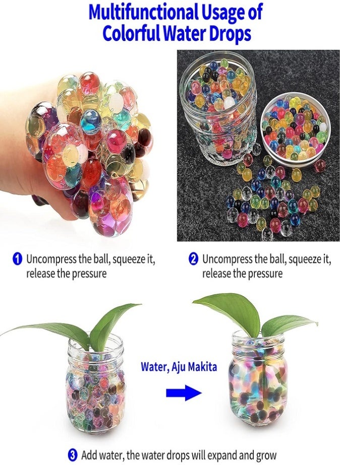 ليفي كرة ضغط شبكية إسفنجية، لعبة فيدجيت على شكل عنب متغير اللون، لعبة حسية، تخفيف القلق، كرة ضغط غير سامة، تخفيف التوتر، كرة تنفيس، للأطفال، البالغين، عبوة من قطعتين - Image 5