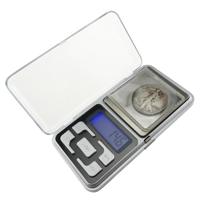 Cpixen Digital Pocket Scale 01G to 500G for Kitchen Jewellery Weighing - Image 4