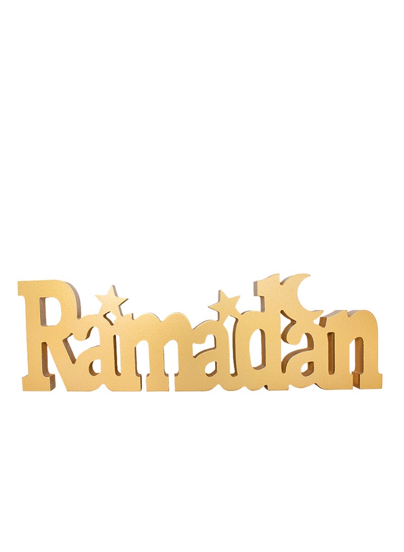 Party Magic Ramadan Decoration Gold 40x2.5x12cm - Image 1