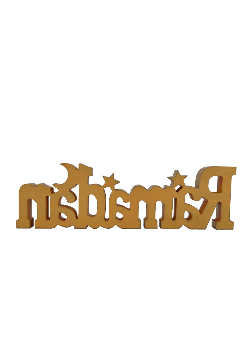 Party Magic Ramadan Decoration Gold 40x2.5x12cm - Image 2