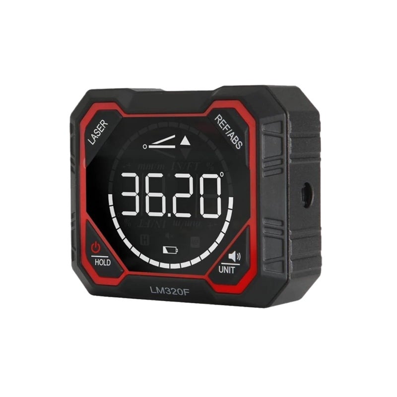 Digital Inclinometer Angle Meter LM320E 4x90 Degree Relative Absolute Measure Magnetic - Image 2