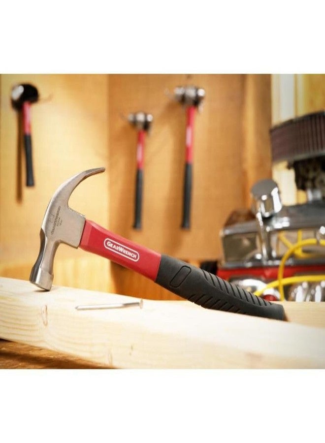 GEARWRENCH 16 oz. Curved Claw Hammer with Fiberglass Handle - 82254 - Image 2