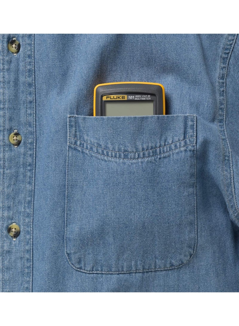 فلوك جهاز فلوك 101 متعدد القياسات الرقمي لقياس الجهد والمقاومة والسعة الكهربائية للتيار المتردد/المستمر - Image 4