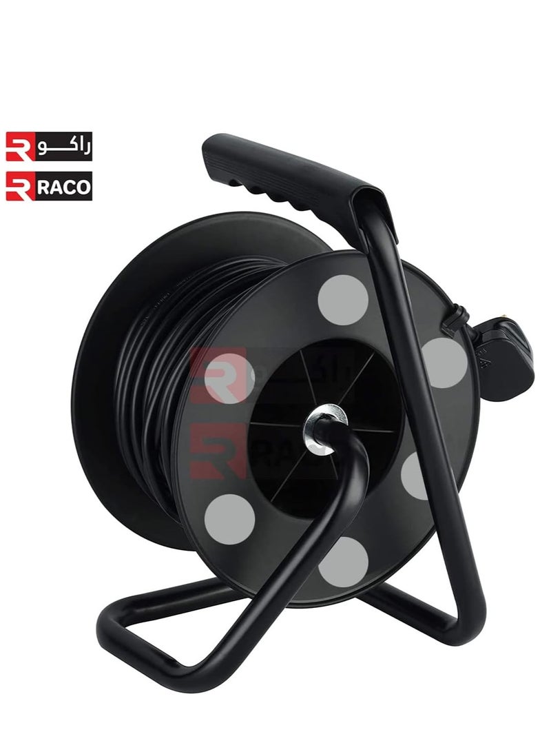 RACO RACO Terminator Heavy Duty Extension Cable Reel, 3 Socket With Lighted Switch Cord Reel UK Plug Socket with 13Amp 3 pin plug  - Image 4