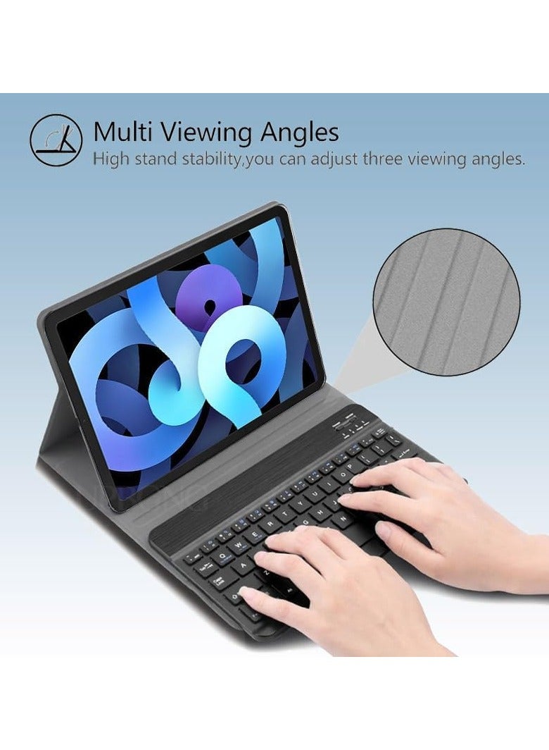 VKL Redmi Pad SE 11 inch 2023 Tablet, Slim Protective Case with Detachable Wireless Bluetooth Keyboard & Mouse - Image 3