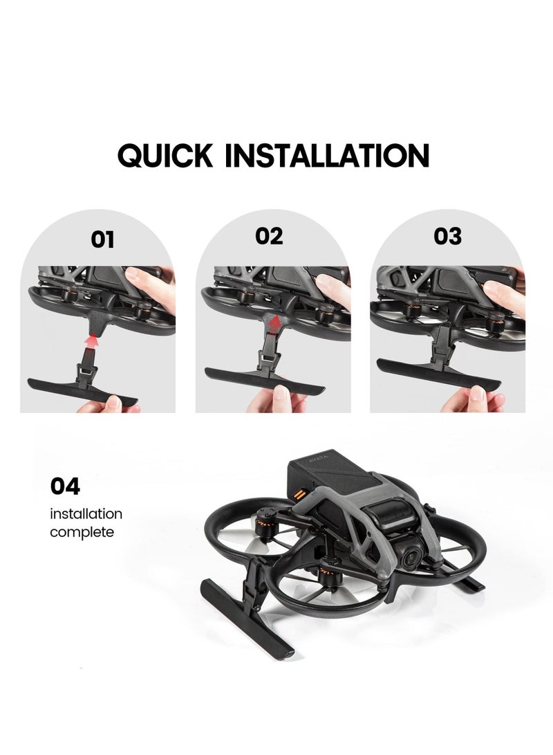 Y&D Landing Gear Leg for DJI Avata, Foldable Quick Release Extension Leg, Extended Kit Avata Accessories - Image 5