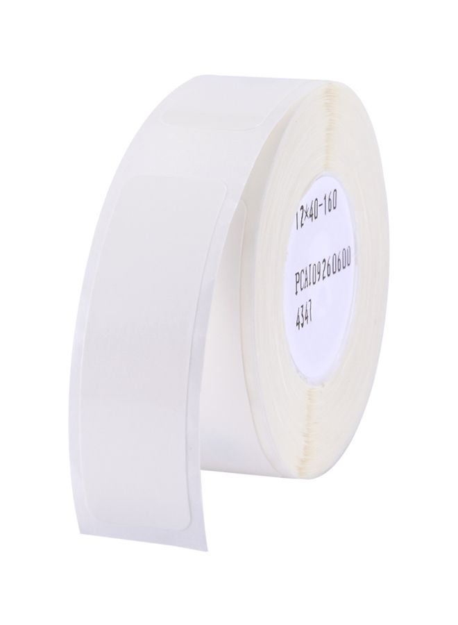 Waterproof Label Roll 160-Piece for D11 Thermal Printer Durable Adhesive Labels for Office Home Use Everyday Organization - Image 1