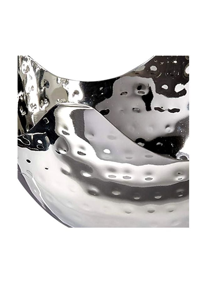 Elegance Hammered 6-Inch Stainless Steel Bowl, 6" x 6" x 3",24 ounces - Image 3