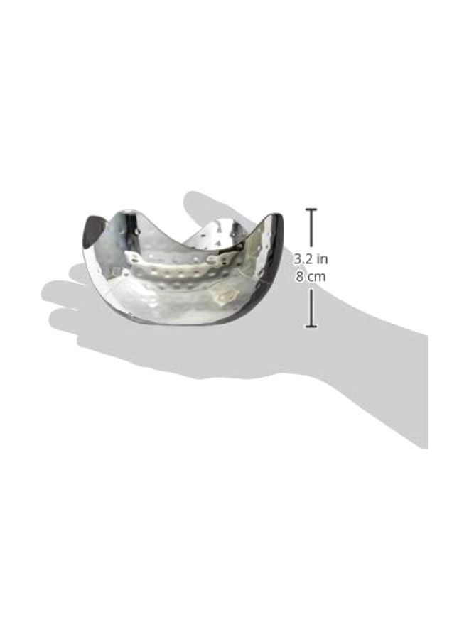 Elegance Hammered 6-Inch Stainless Steel Bowl, 6" x 6" x 3",24 ounces - Image 4