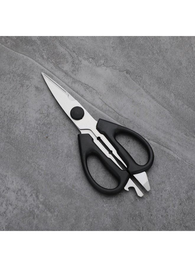 DANUBE HOME Danube Home Chef'S Delight Celina Kitchen Scissors 21Cm Premium Stainless Steel Ergonomic Design Multi-Purpose Scissors For Efficient Cutting Black 