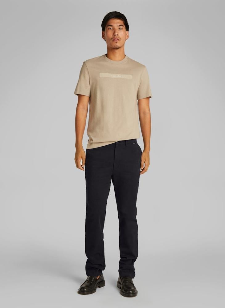 CALVIN KLEIN - Modern Slim Twill Chino Trousers - Image 1
