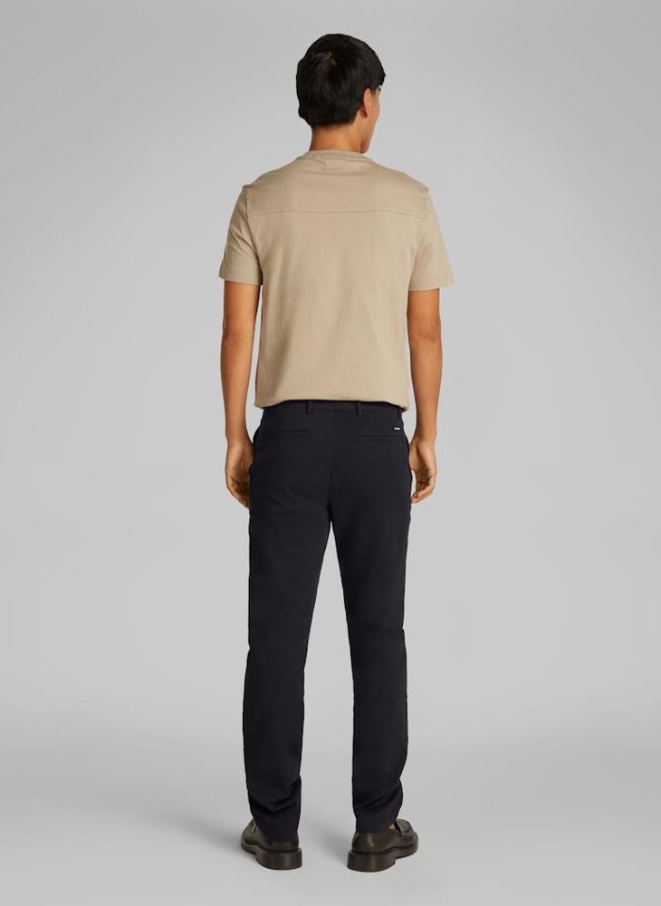 CALVIN KLEIN - Modern Slim Twill Chino Trousers - Image 1