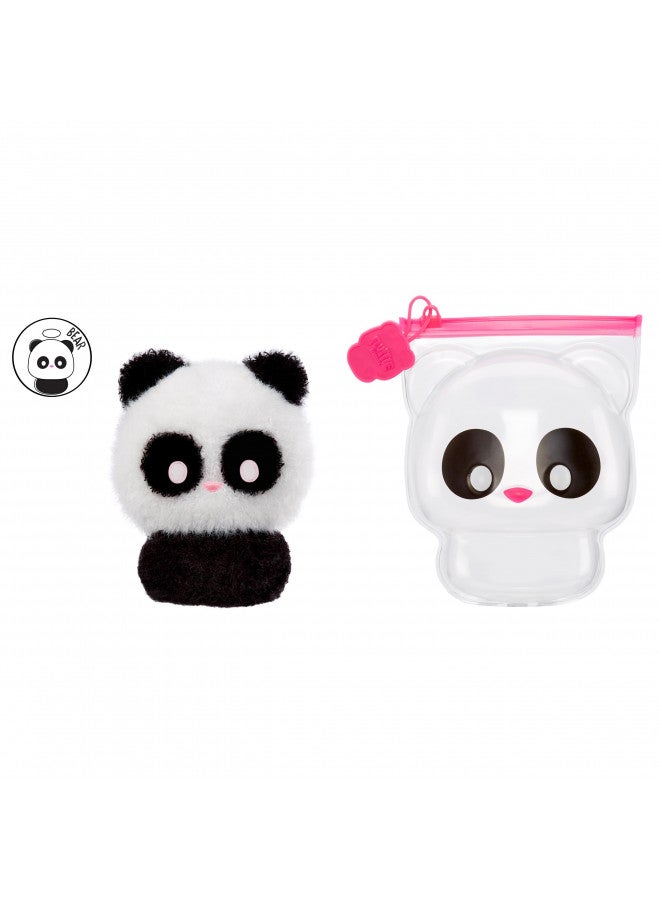 Fluffie Stuffiez Panda Small Collectible Feature Plush - Surprise Reveal Unboxing with Huggable ASMR Fidget DIY Fur Pulling, Ultra Soft Fluff - Image 4