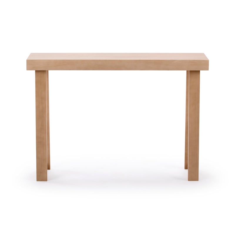 Plank+Beam Solid Wood Console Table, 46 Inch, Sofa Table, Narrow Entryway Table for Hallway, Behind The Couch, Living Room, Foyer, Easy Assembly, Blonde - Image 3
