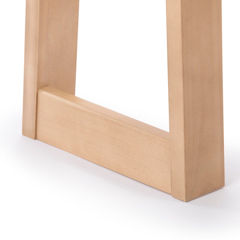 Plank+Beam Solid Wood Console Table, 46 Inch, Sofa Table, Narrow Entryway Table for Hallway, Behind The Couch, Living Room, Foyer, Easy Assembly, Blonde - Image 4