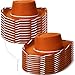 Coume 20 Pcs Childrens Cowboy Hats Kids Party Cowboy Cowgirl Felt Hats for Western Halloween Birthday CostumeBrown - Image 2