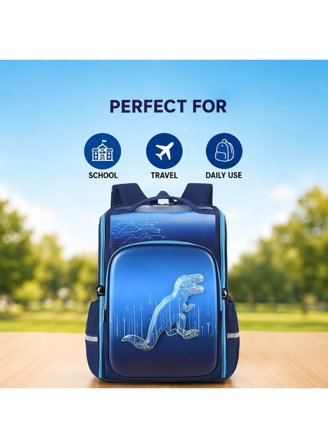 Cocobee Stylish & Classic Backpack- 14.9 Inches ( Blue ) - Image 4