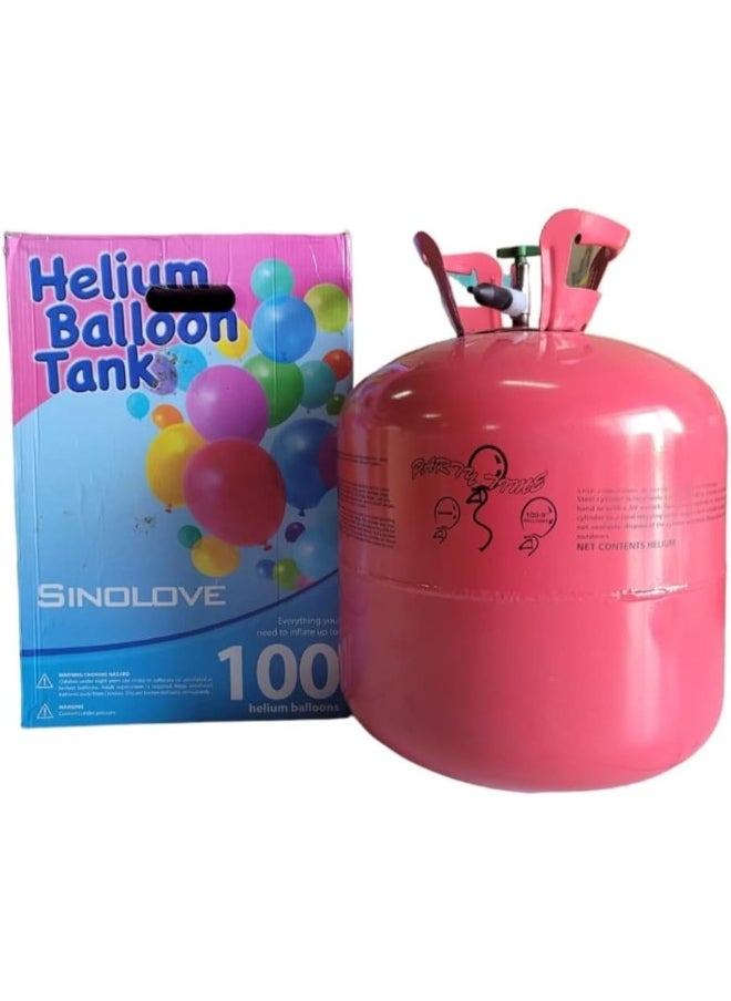 Generic Mega Disposable Helium Party Kit Helium Gas Cylinder Party Kit Helium Balloon Helium Tank(with 50 picese,;9 inch Balloons) - Create Memorable Celebrations with Helium Cylinder Balloon Solution  - Image 2