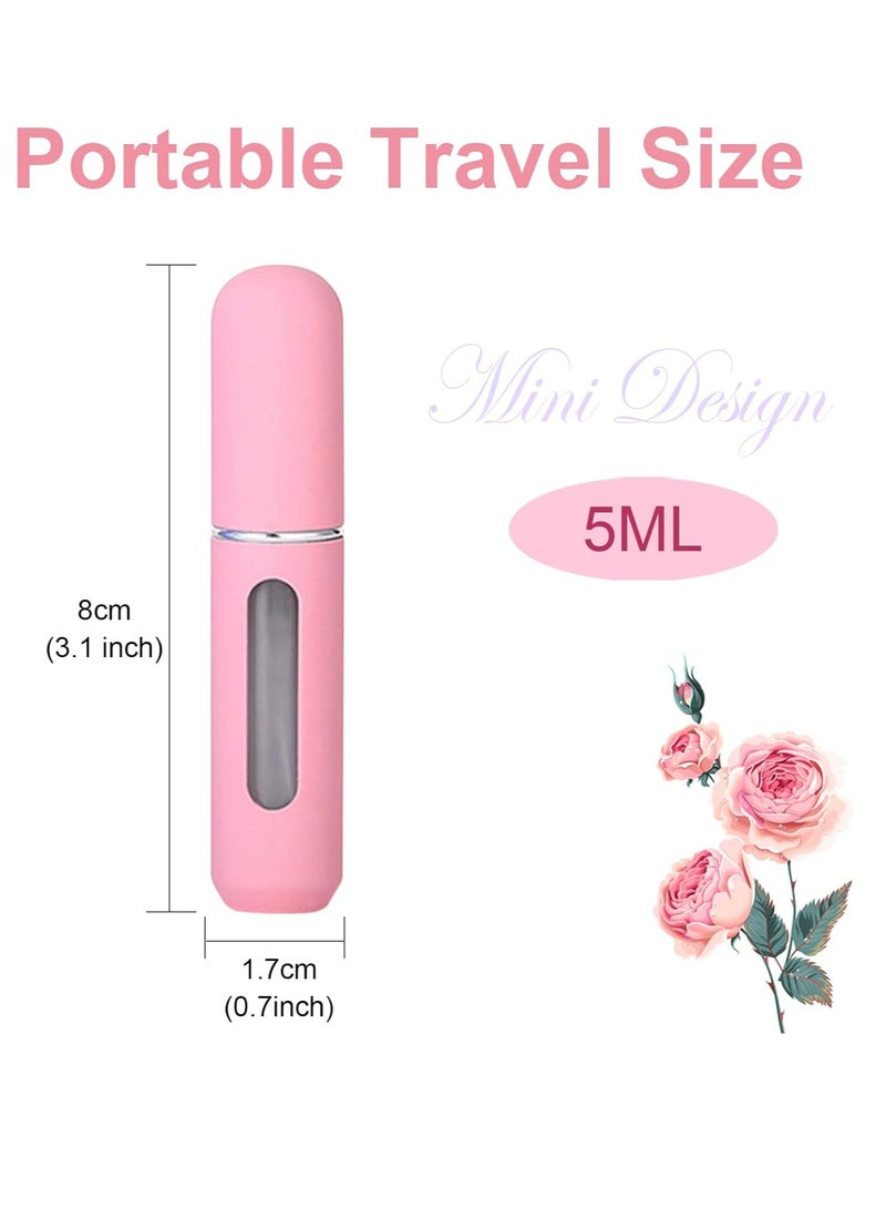 Portable Travel Perfume Atomizer Spray Bottles Empty Fragrance Containers for Women Available in Six Colors - Image 2