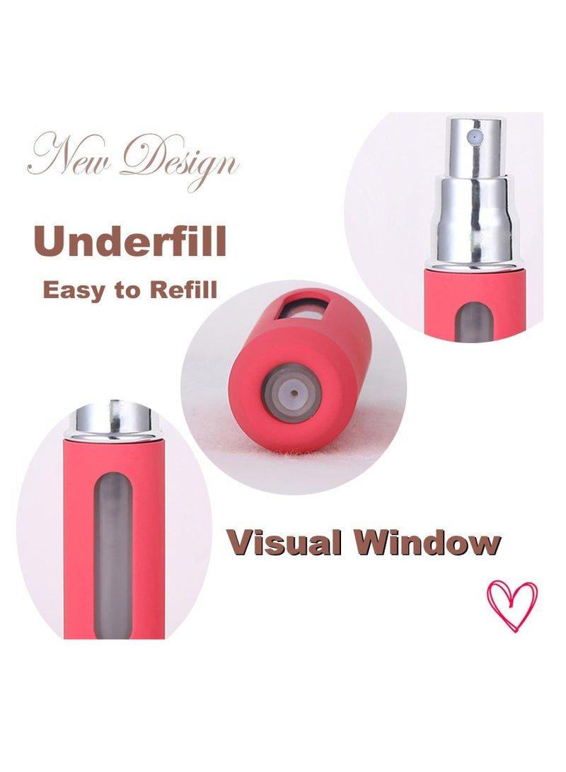 Portable Travel Perfume Atomizer Spray Bottles Empty Fragrance Containers for Women Available in Six Colors - Image 3