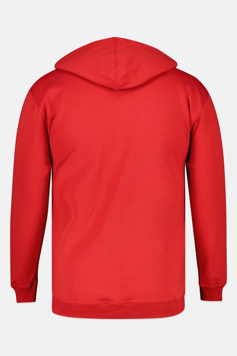 Champion Men Big And Tall Long Sleeves Outdoor Hoodie, Red - Image 2