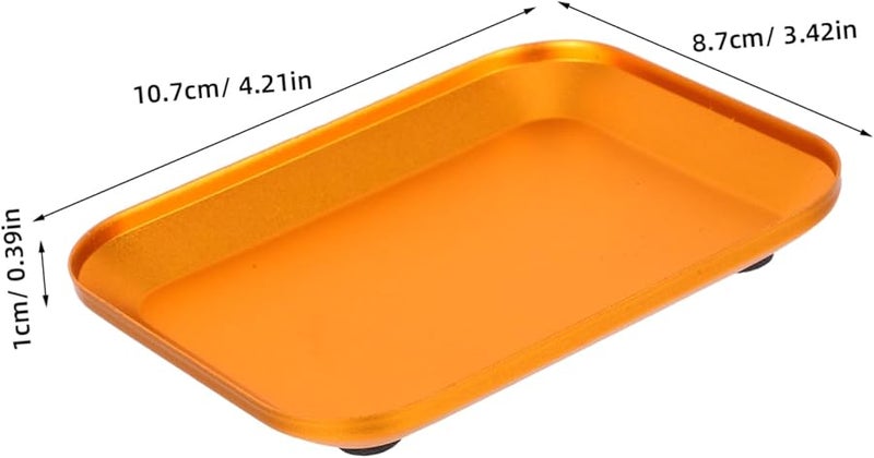 Aluminum Alloy Screw Holder Tray 2 Pack Lightweight Tool Plate For Parts Organizing - Image 3