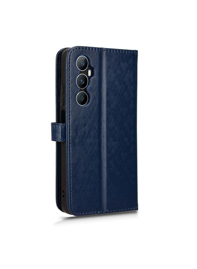 S-TOP Case For Realme C65 4G Honeycomb Dot Texture Leather Phone Case - Image 3