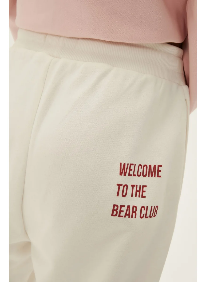 Bad Bear Welcome Sweatpant Marshmallow