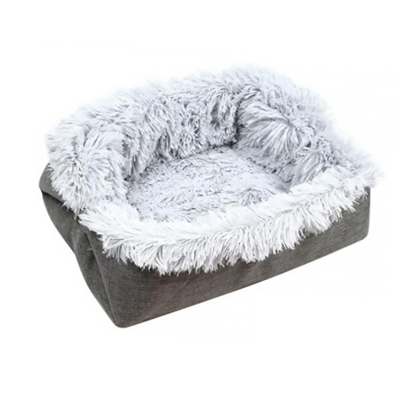 Winter Warm Plush Cat Nest Bed Mat 2 In 1 Soft Fleece Pet Cushion Indoor Sleeping Mat - Image 2