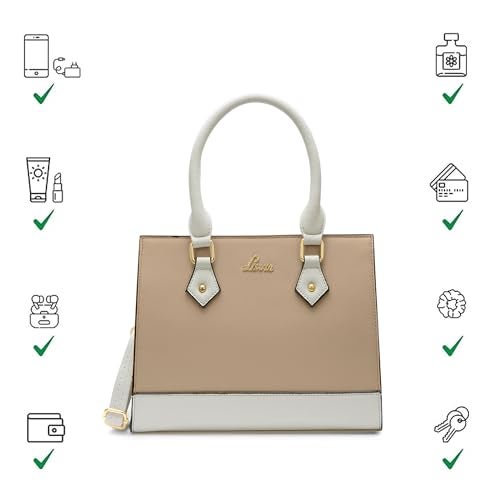 Lavie Women's Pastel Natalie Satchel Bag | Satchel Handbag for Work | Ladies purse | Stylish Shoulder Bag | Gift for Women - Image 5
